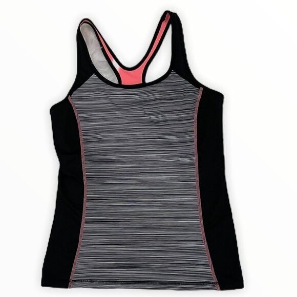 Ideology Racerback Built-In Bra Sports Tank Top - Picture 1 of 5